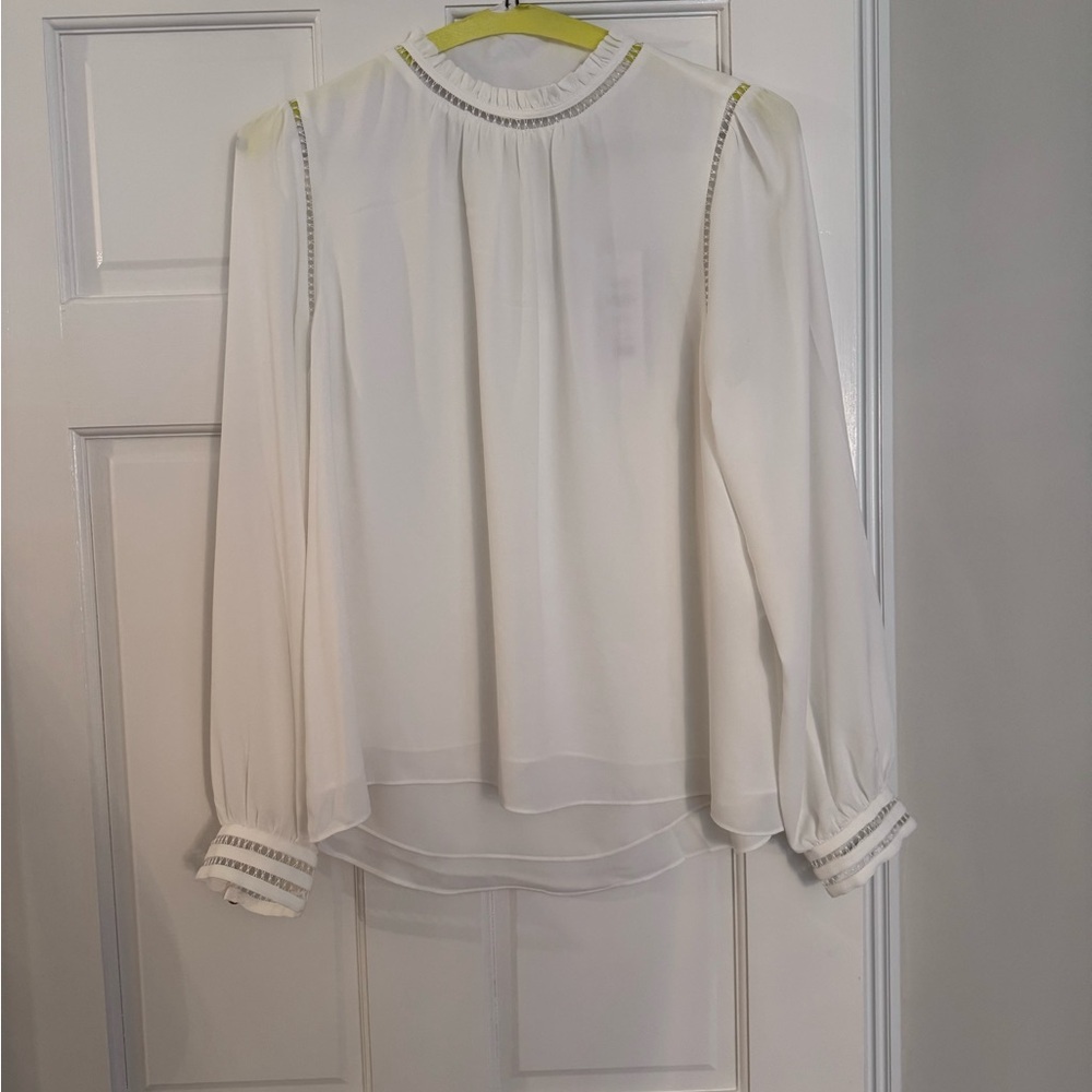 Elegant White Women's Blouse